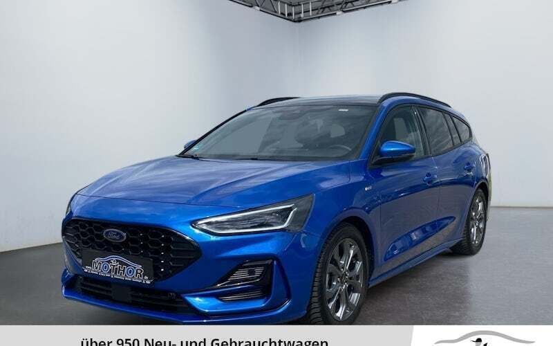 Blau Gebraucht 2024 Ford Focus ST-Line Kombi | 25.150 € (Guter Preis) - Bild 1/4