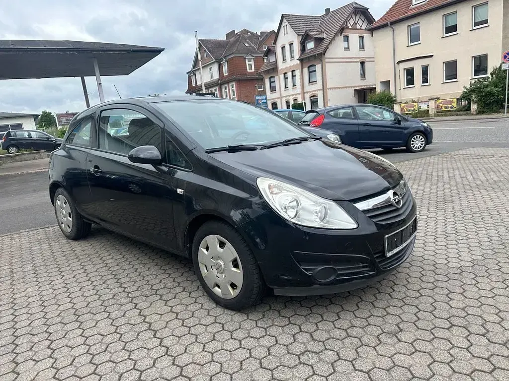 Gebraucht Opel Corsa Edition 80 PS (58 kW) 2008 Schwarz Kleinwagen