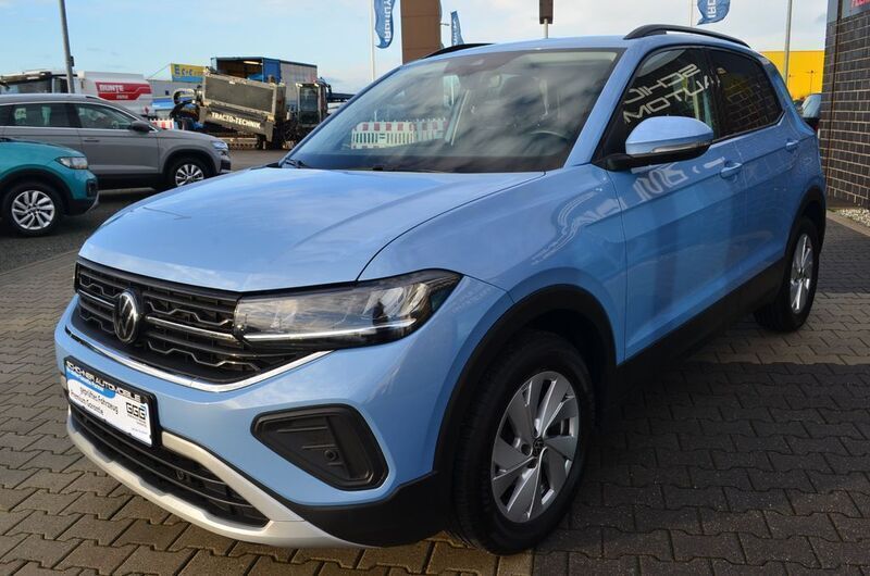 Gebraucht VW T-Cross Life 95 PS (69 kW) 2024 Blau SUV