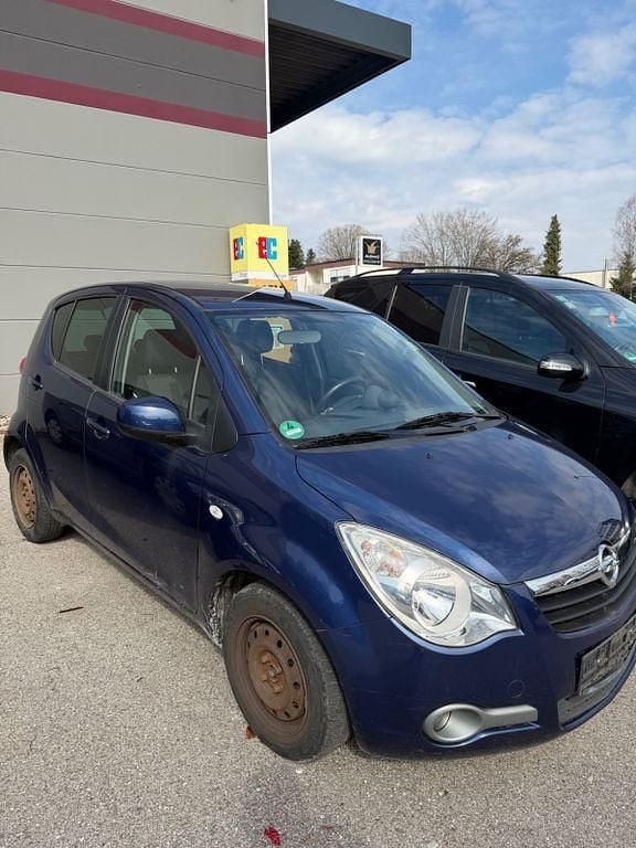 Gebraucht Opel Agila Edition 86 PS (63 kW) 2009 Blau Kleinwagen