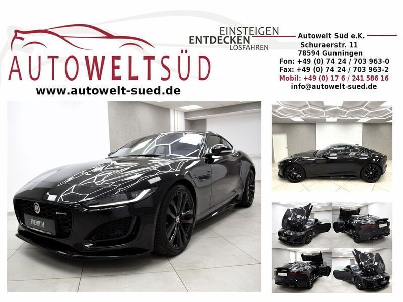 Santorini black Gebraucht 2022 Jaguar F-Type R Coupé | 63.900 € (Guter Preis) - Bild 1/4