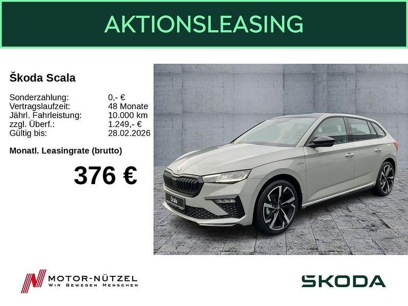 Neu Skoda Scala Monte Carlo 150 PS (110 kW) 2025 Grau Kleinwagen