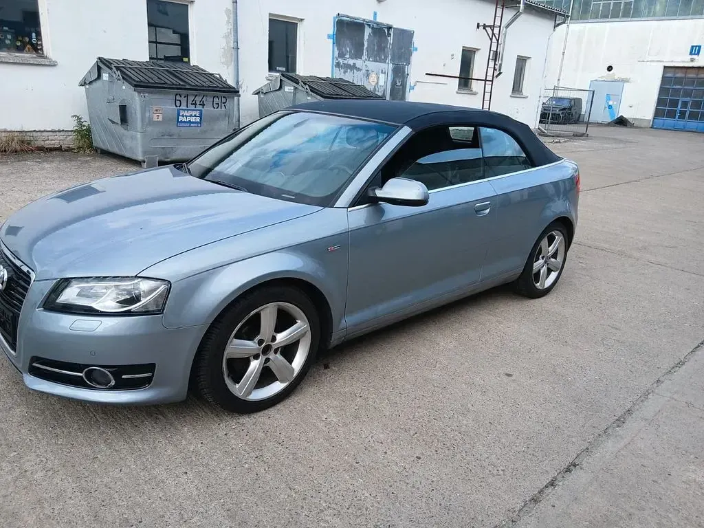 Brugt Audi A3 Cabriolet S-Line 140 HK (102 kW) 2011 Blå Cabriolet