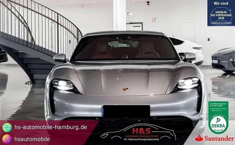 Dolomitsilber Gebraucht 2020 Porsche Taycan 4S Limousine | 55.450 € - Bild 1/4
