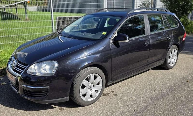 Schwarz Gebraucht 2008 VW Golf VI Trendline Kombi | 2.990 € (Guter Preis) - Bild 1/4