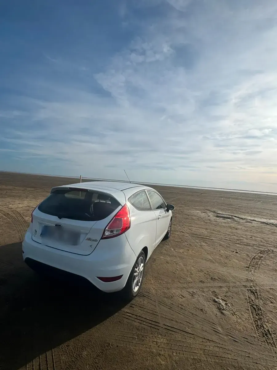Gebraucht Ford Fiesta 60 PS (44 kW) 2015 Weiß Kleinwagen