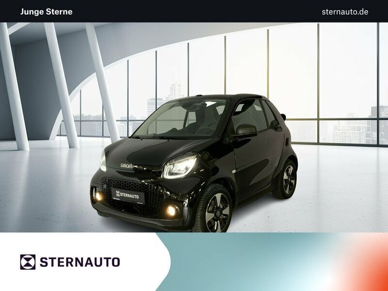 Schwarz Gebraucht 2023 Smart ForTwo Electric Drive Exclusive Cabrio | 15.990 € (Guter Preis) - Bild 1/4