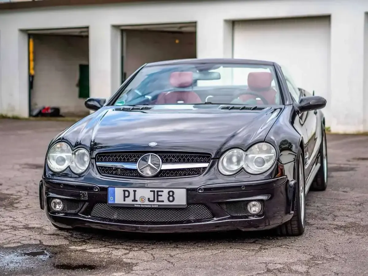 Gebraucht Mercedes SL55 AMG AMG 500 PS (367 kW) 2004 Schwarz Cabrio