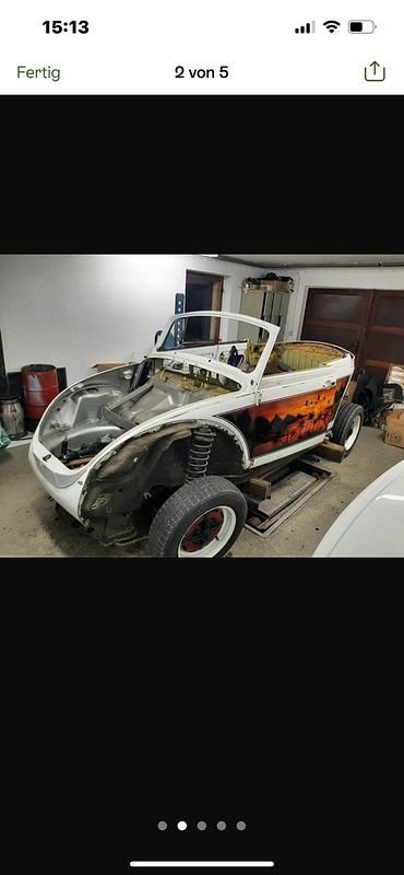Weiß Gebraucht 1972 VW Käfer Karmann Cabrio | 7.000 € - Bild 1/4
