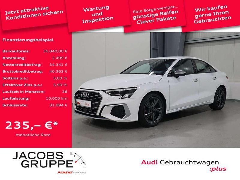 Ibisweiß Gebraucht 2024 Audi S3 Basis Limousine | 36.840 € (Superpreis) - Bild 1/4