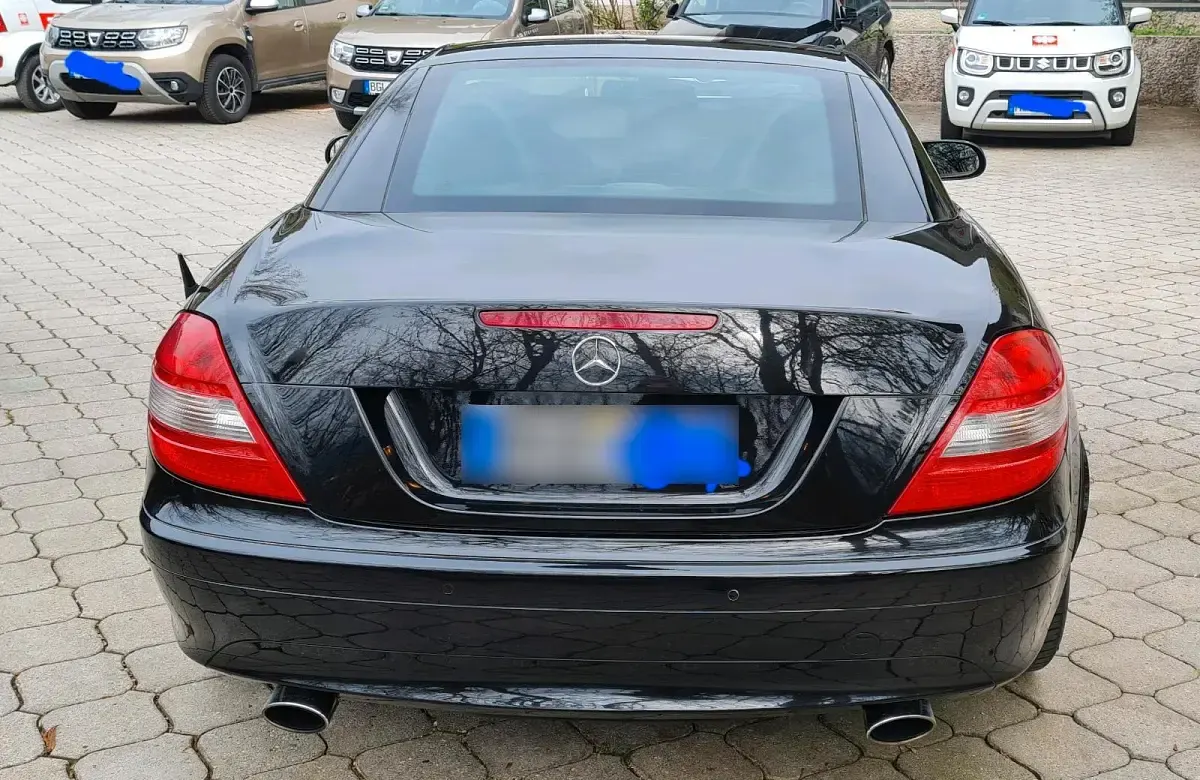 Gebraucht Mercedes SLK200 164 PS (120 kW) 2006 Schwarz Cabrio