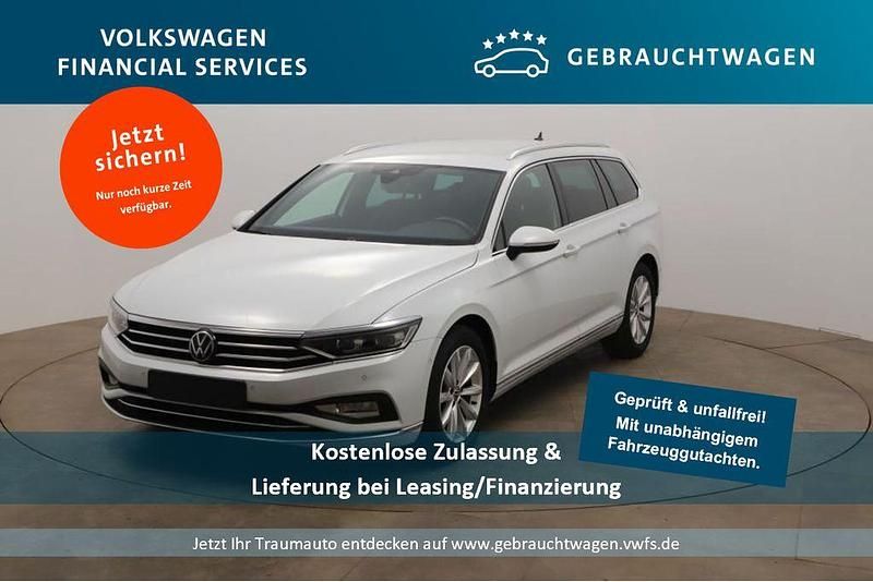 Weiss Gebraucht 2023 VW Passat Elegance Kombi | 28.669 € (Fairer Preis) - Bild 1/4