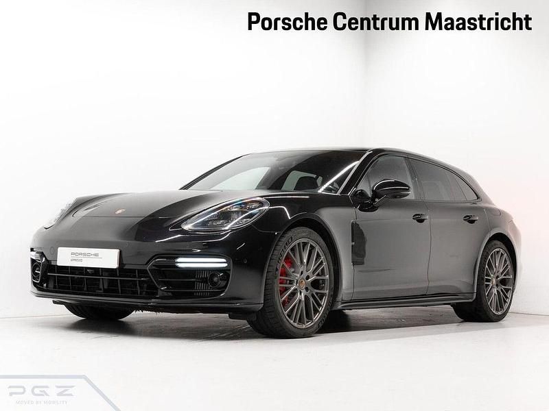Schwarz Gebraucht 2022 Porsche Panamera S E-Hybrid Sport Turismo Limousine | 94.416 € - Bild 1/4