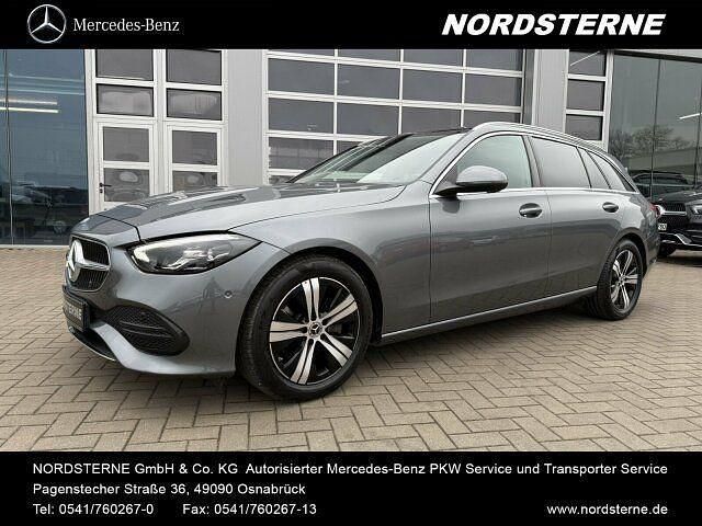Lack selenitgrau Gebraucht 2023 Mercedes C180 Avantgarde Kombi | 30.888 € (Guter Preis) - Bild 1/4