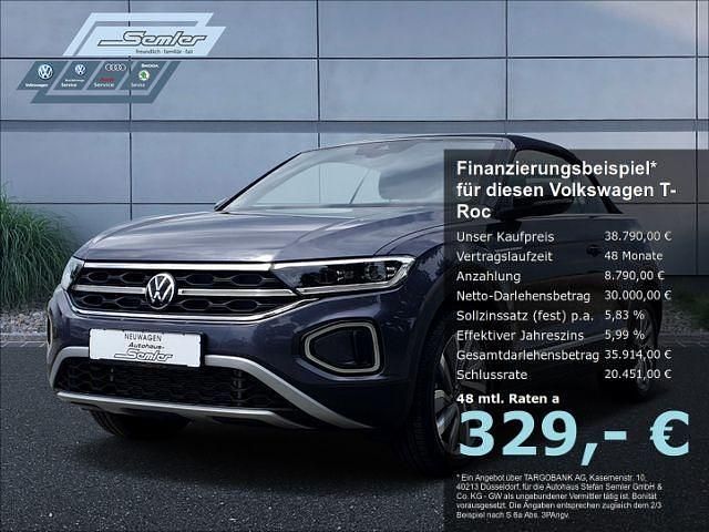Grau Gebraucht 2025 VW T-Roc Cabriolet Style Cabrio | 38.790 € (Etwas zu teuer) - Bild 1/4