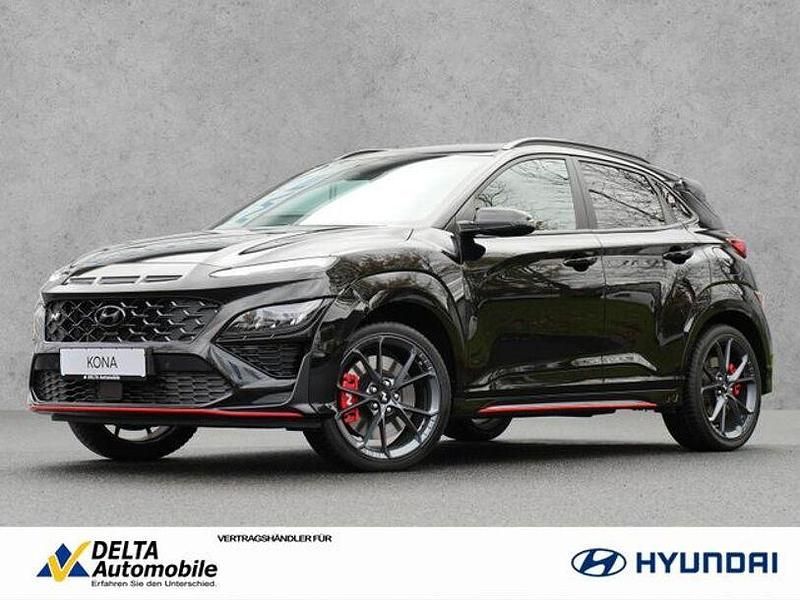 Abyss black / mic Gebraucht 2023 Hyundai Kona N Performance SUV | 29.890 € - Bild 1/4