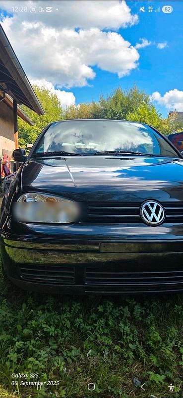 Schwarz Gebraucht 2000 VW Golf Cabriolet Karmann Cabrio | 1.800 € (Superpreis) - Bild 1/4