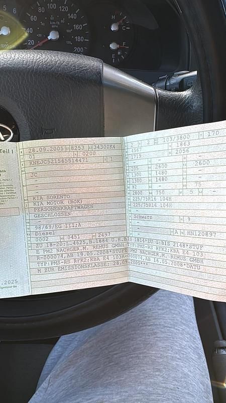 Gebraucht Kia Sorento 140 PS (102 kW) 2005 Schwarz SUV