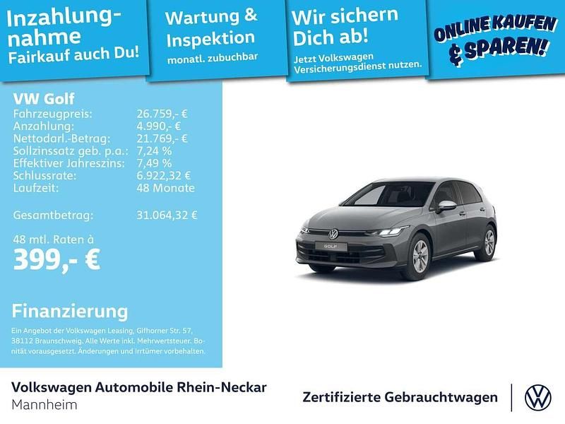 Gebraucht VW Golf VIII 116 PS (85 kW) 2025 Grau Limousine