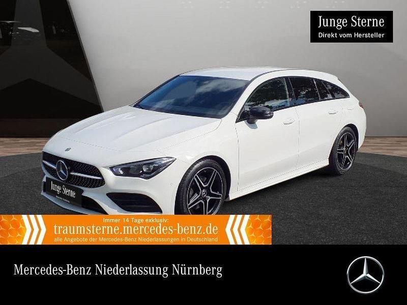 Weiß Gebraucht 2022 Mercedes CLA200 Shooting Brake AMG Kombi | 27.490 € (Guter Preis) - Bild 1/3