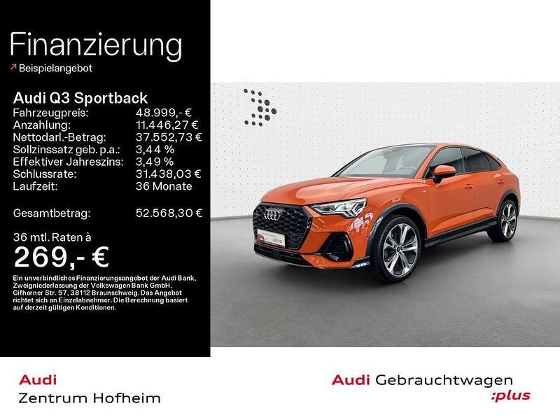 Orange Gebraucht 2024 Audi Q3 Sportback S-Line SUV | 48.999 € (Etwas zu teuer) - Bild 1/4
