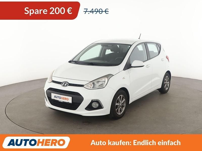 Weiß Gebraucht 2015 Hyundai i10 Edition Kleinwagen | 7.290 € (Fairer Preis) - Bild 1/3