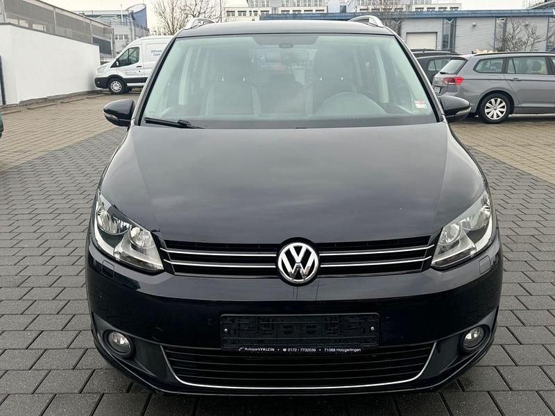 Gebraucht VW Touran Life 105 PS (77 kW) 2013 Schwarz Van / Kleinbus