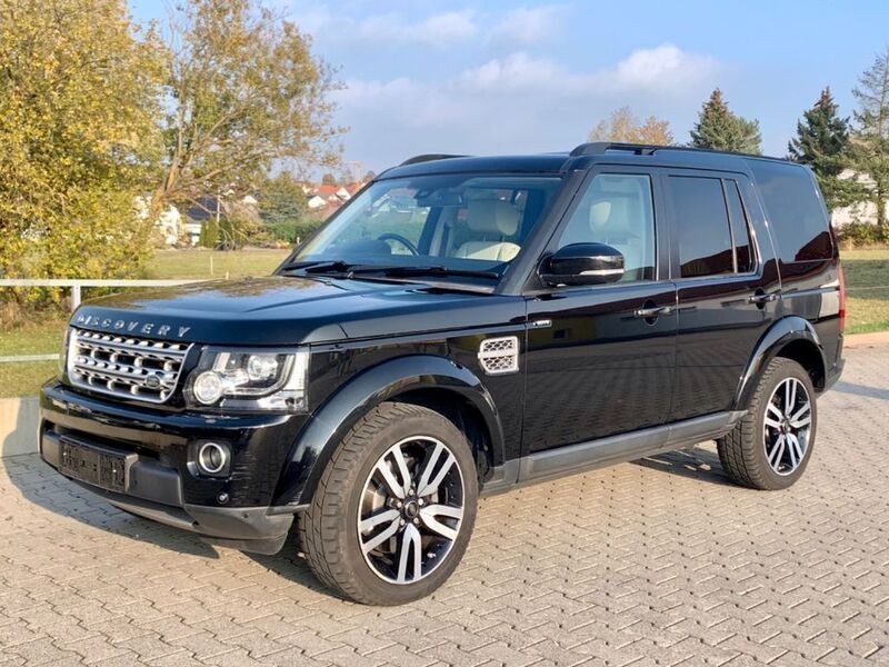 Schwarz Gebraucht 2013 Land Rover Discovery 4 HSE Luxury SUV | 11.490 € - Bild 1/4
