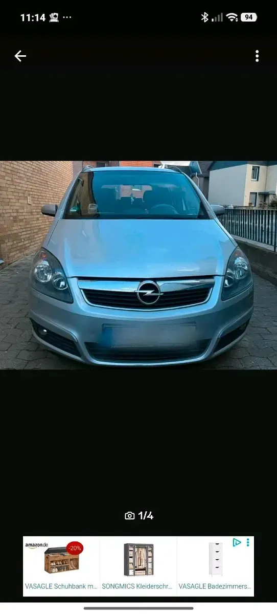 Gebraucht Opel Zafira 2006 Grau Van / Kleinbus