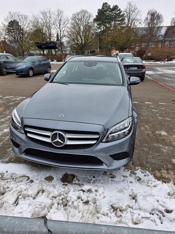 Grau Gebraucht 2020 Mercedes C300e Avantgarde Kombi | 21.500 € (Superpreis) - Bild 1/4