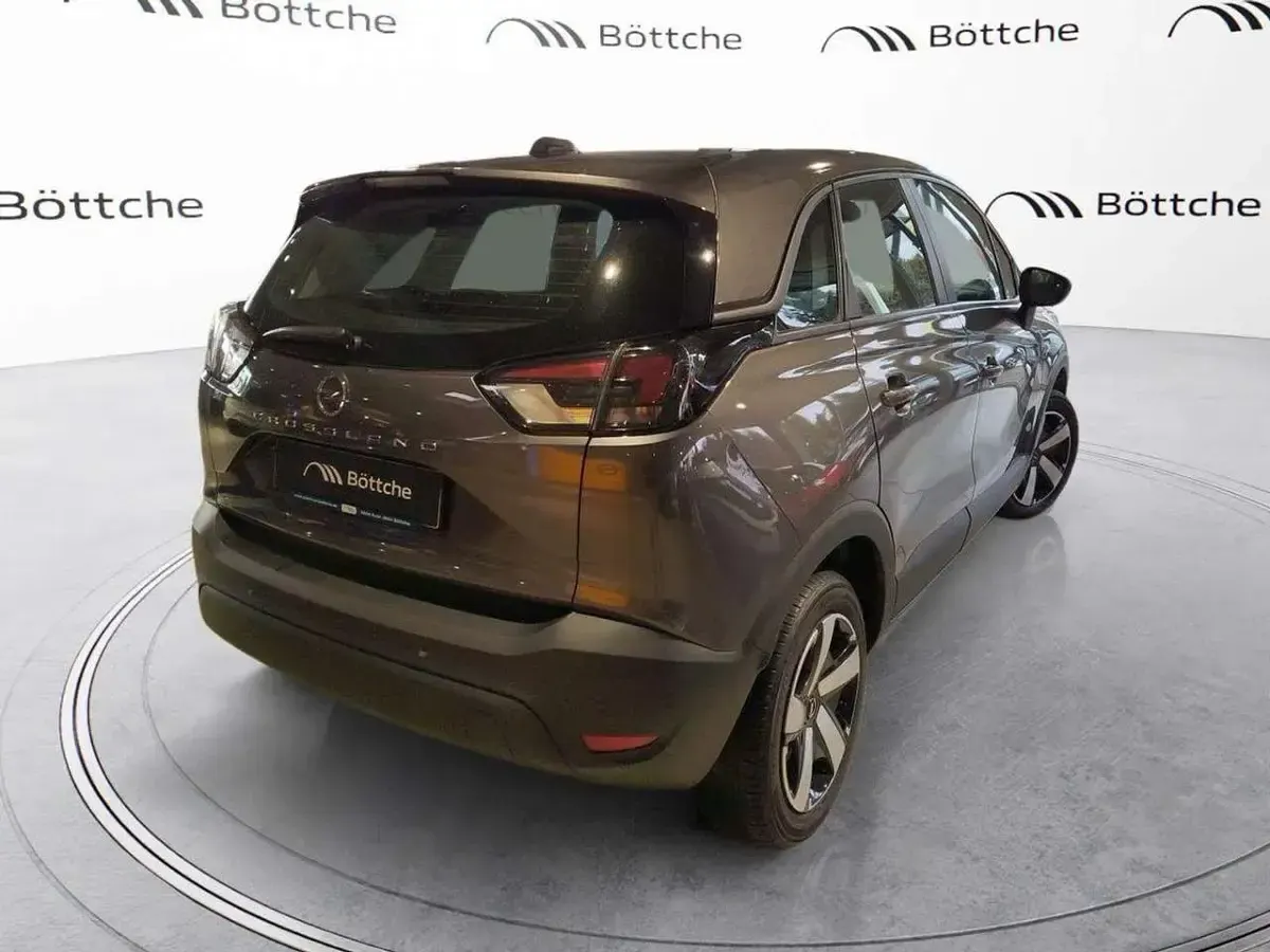 Gebraucht Opel Crossland Edition 110 PS (80 kW) 2022 Mondstein grau/e:vulkan grau SUV