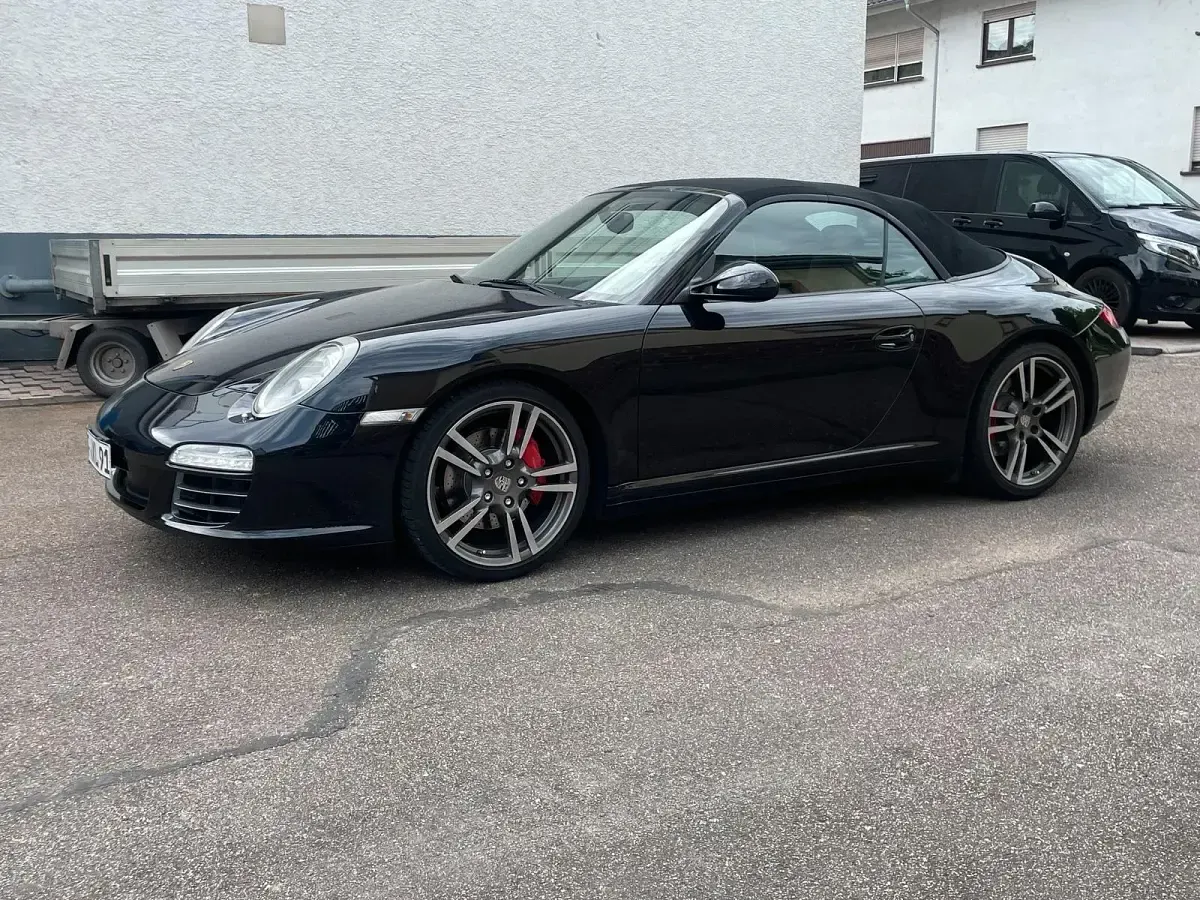 Gebraucht Porsche 997 385 PS (283 kW) 2010 Schwarz Cabrio