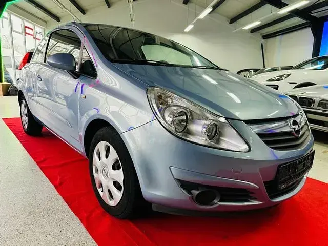 Gebraucht Opel Corsa Edition 60 PS (44 kW) 2009 Blau (aeroblau mi2) Kleinwagen