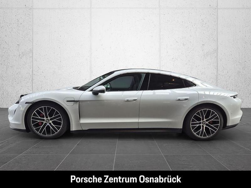 Gebraucht Porsche Taycan 419 kW (571 PS) 2021 Weiß (carraraweißmetallic) Limousine