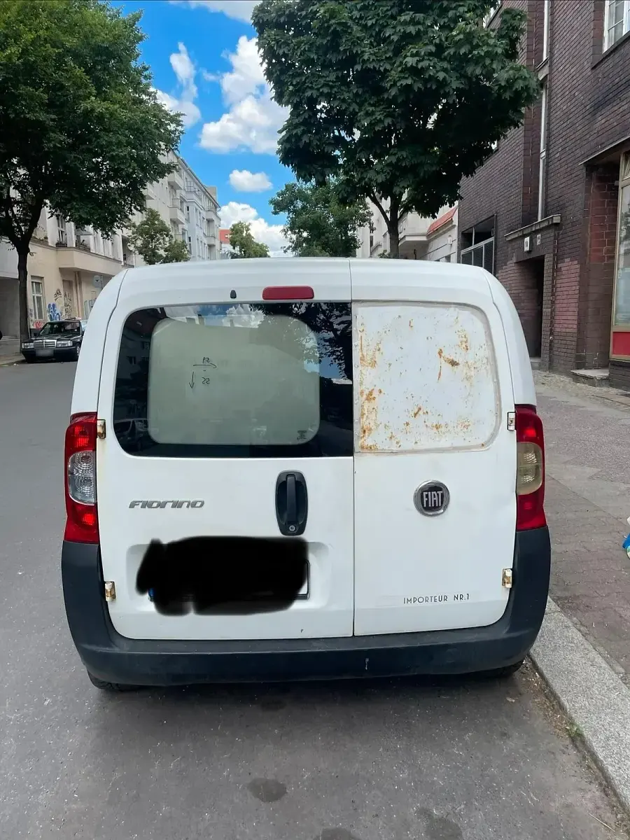 Gebraucht Fiat Fiorino 2008 Weiß Van / Kleinbus