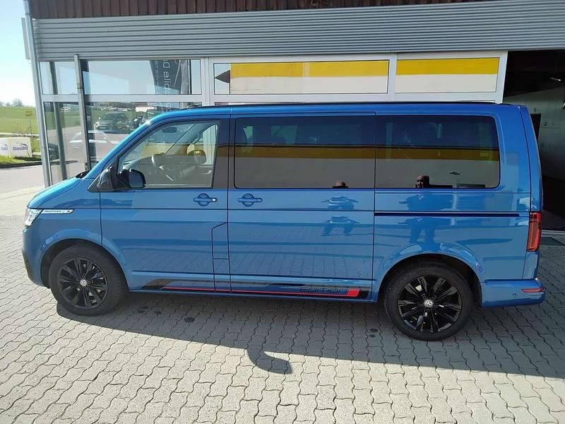 Second-hand VW Multivan Edition 150 CP (110 kW) 2020 Albastru Monovolum
