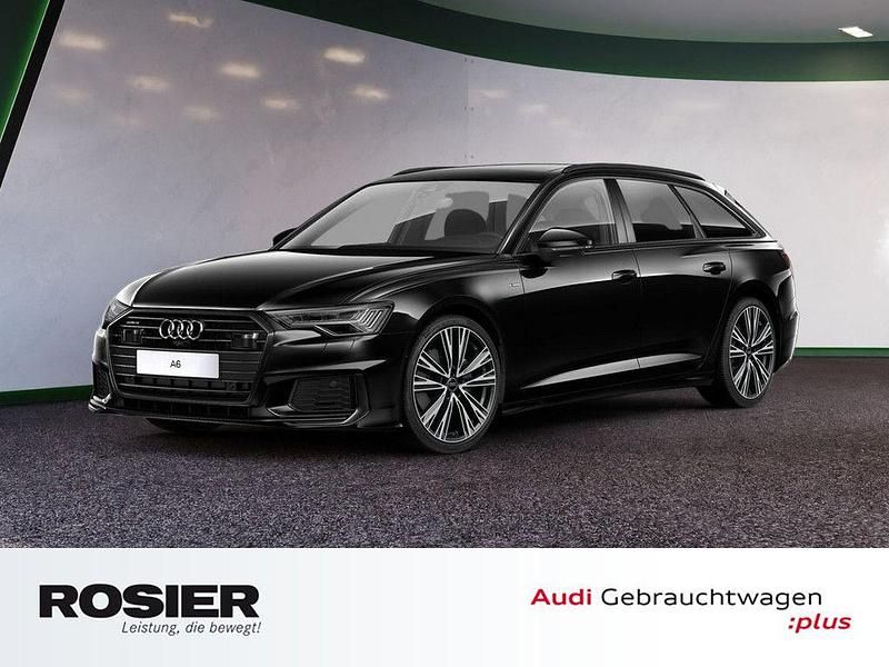 Mythosschwarz metallic Gebraucht 2021 Audi A6 S-Line Kombi | 32.440 € (Fairer Preis) - Bild 1/4