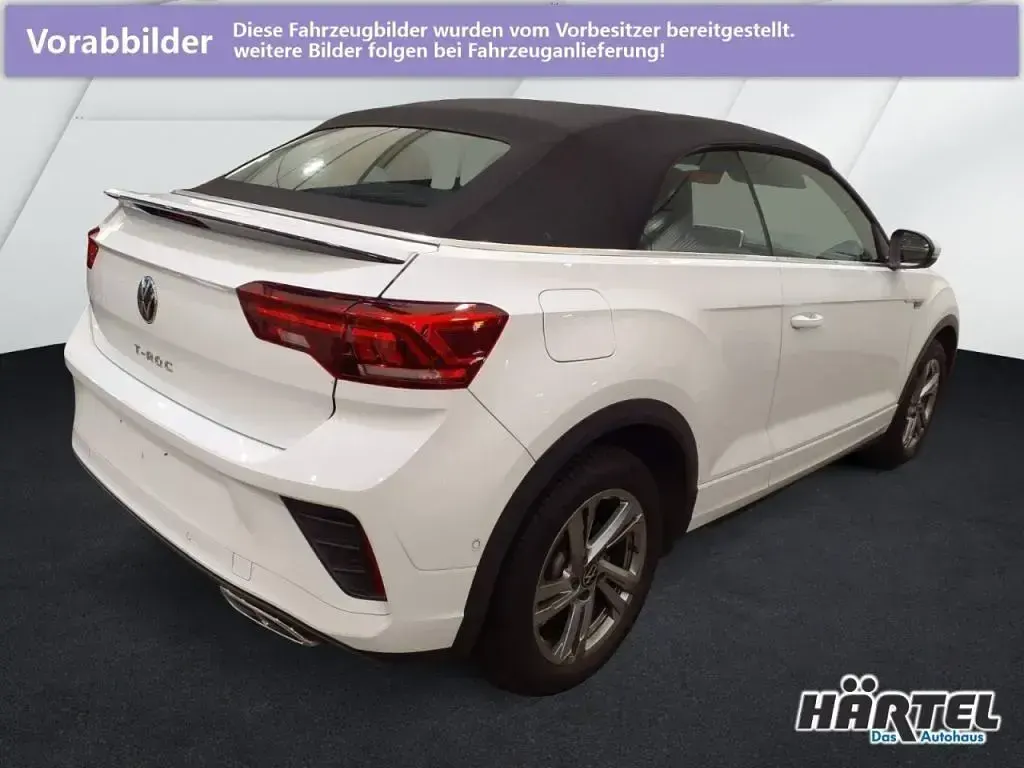 Gebraucht VW T-Roc Cabriolet R-line 150 PS (110 kW) 2025 Pure white, solid Cabrio
