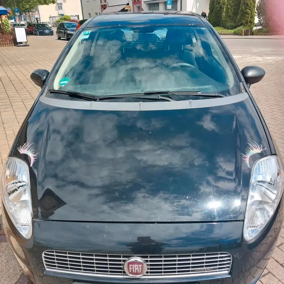 Gebraucht Fiat Punto 95 PS (69 kW) 2008 Schwarz Kleinwagen