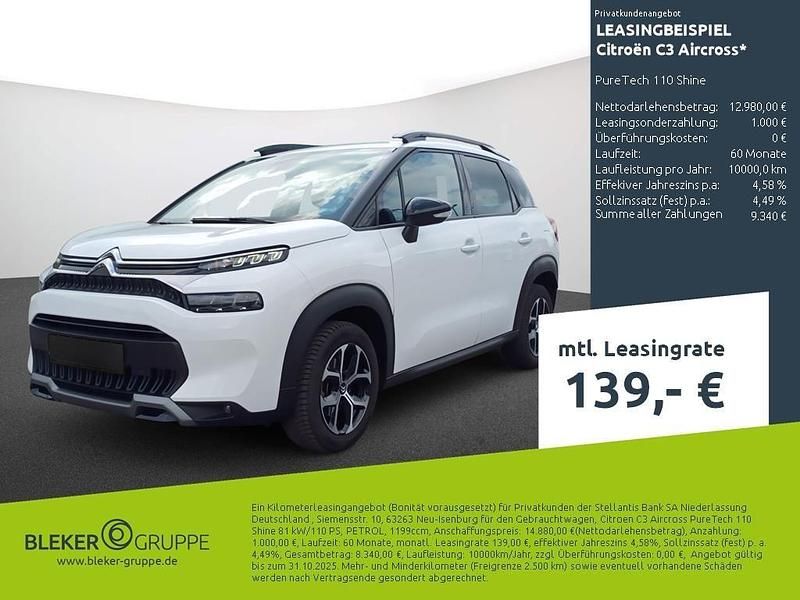 Lack weiss banquise/typ aussenverkleidung spiegel flach standard Gebraucht 2023 Citroën C3 Aircross PureTech SUV | 13.670 € (Guter Preis) - Bild 1/3