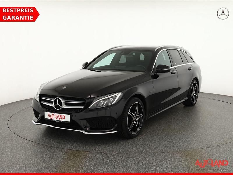 Schwarz Gebraucht 2018 Mercedes C350e AMG line Kombi | 24.990 € (Etwas zu teuer) - Bild 1/4
