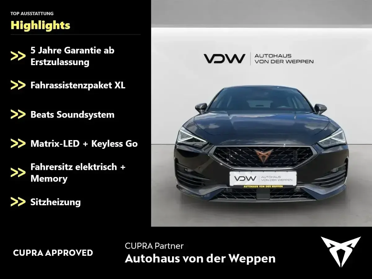 Gebraucht Cupra Leon VZ 300 PS (220 kW) 2024 Schwarz Limousine