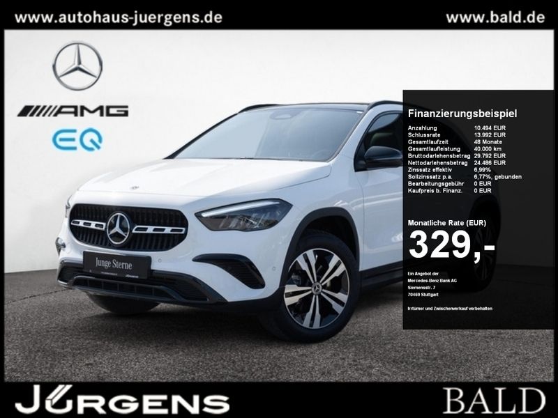 Weiss unilack polarweiss Gebraucht 2023 Mercedes GLA200 Progressive SUV | 37.490 € (Fairer Preis) - Bild 1/4