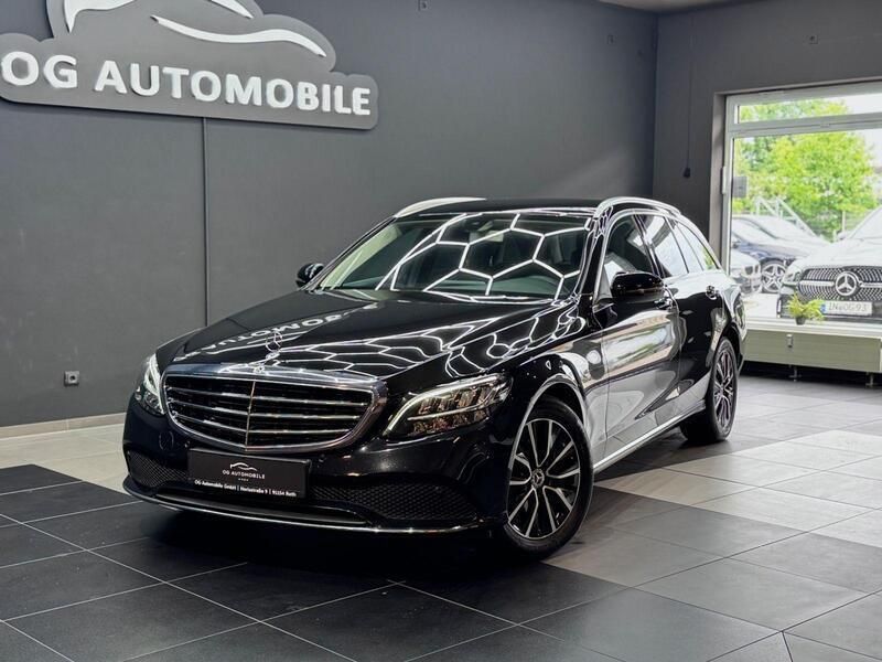 Schwarz Gebraucht 2020 Mercedes C220 Exclusive Kombi | 23.990 € (Fairer Preis) - Bild 1/4