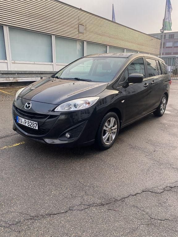 Schwarz Gebraucht 2011 Mazda 5 Center-Line Van / Kleinbus | 5.200 € (Guter Preis) - Bild 1/4