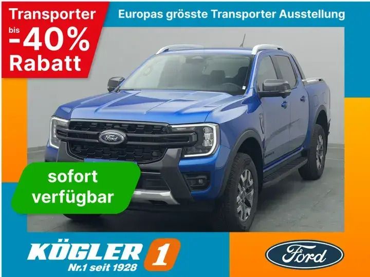 Chill grey (hellgrau) Neu 2025 Ford Ranger Abholung | 69.419 € (Teuer) - Bild 1/3