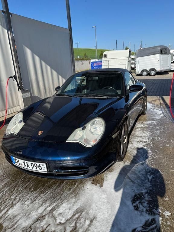 Blau Gebraucht 2004 Porsche 911 Carrera Cabriolet Cabrio | 31.500 € (Guter Preis) - Bild 1/4