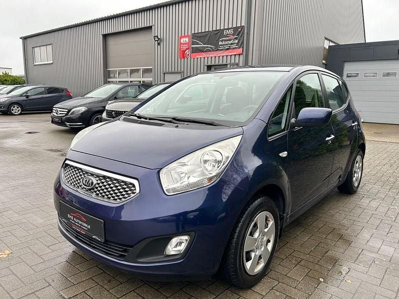 Gebraucht Kia Venga Attract 90 PS (66 kW) 2011 Blau Kleinwagen
