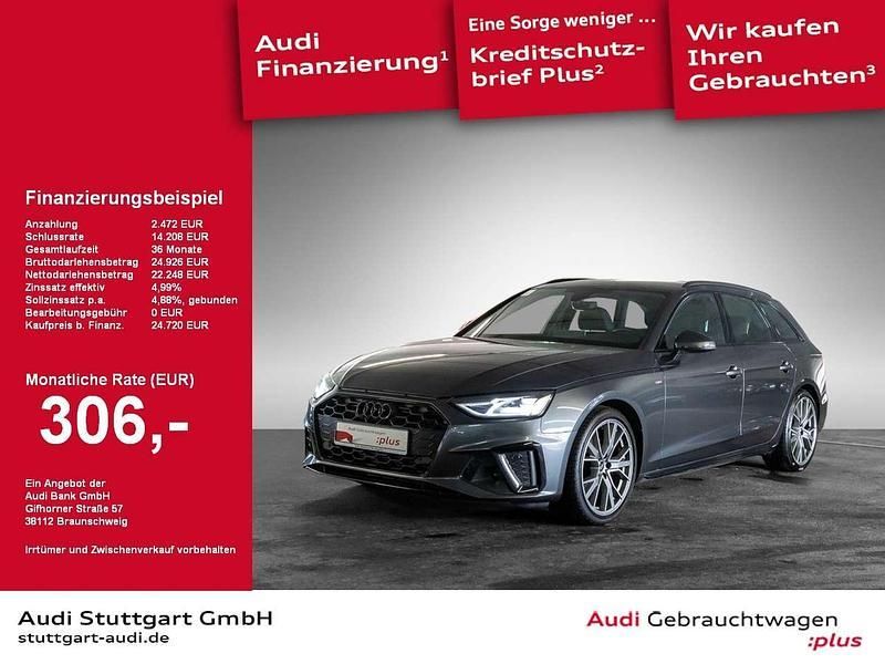 Grau Gebraucht 2022 Audi A4 S-Line Kombi | 24.720 € (Guter Preis) - Bild 1/2