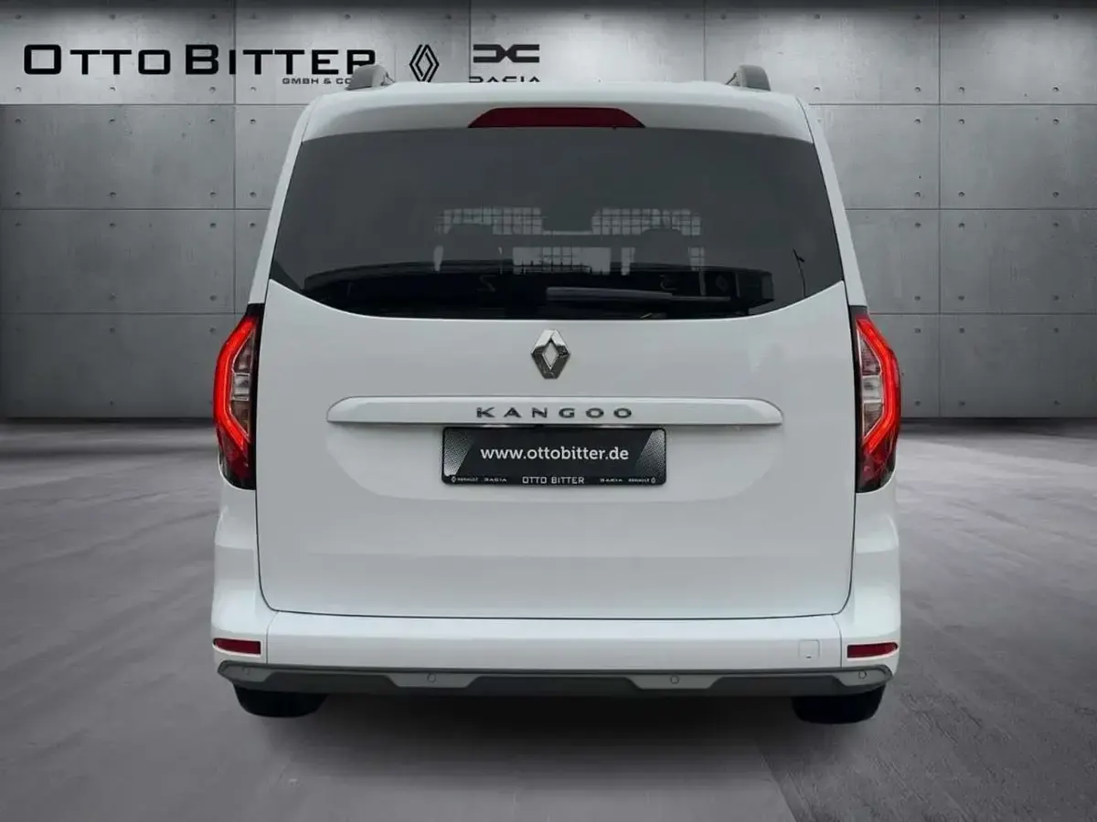 Neu Renault Kangoo Techno 131 PS (96 kW) 2025 Mineralweiss ((qng) Van / Kleinbus